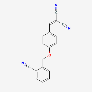 {4-[(2-Cyanobenzyl)oxy]benzylidene}propanedinitrile