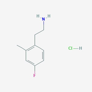 2-(4-Fluoro-2-methylphenyl)ethan-1-amine hydrochloride