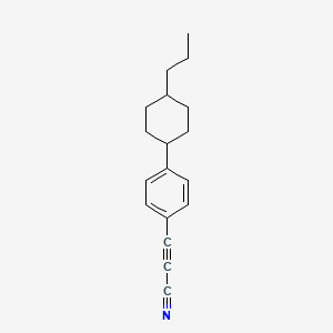 3-[4-(4-Propylcyclohexyl)phenyl]prop-2-ynenitrile