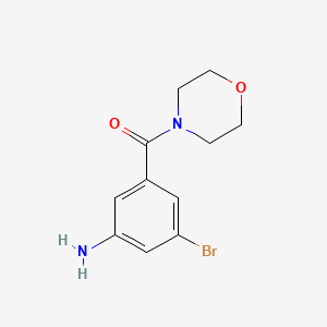 3-Bromo-5-[(morpholin-4-yl)carbonyl]aniline