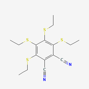 3,4,5,6-Tetrakis(ethylsulfanyl)benzene-1,2-dicarbonitrile