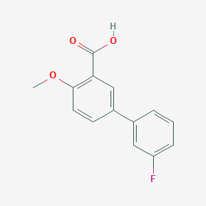 3'-Fluoro-4-methoxy-[1,1'-biphenyl]-3-carboxylic acid