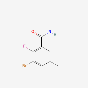 3-Bromo-2-fluoro-N,5-dimethylbenzamide