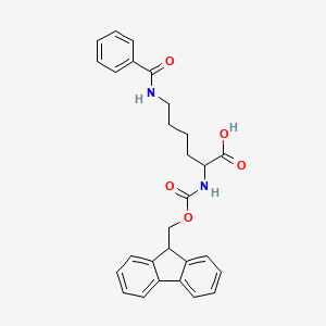 molecular formula C28H28N2O5 B14075987 Fmoc-Lys(Bzo)-OH 