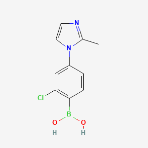 (2-Chloro-4-(2-methyl-1H-imidazol-1-yl)phenyl)boronic acid