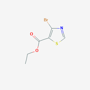 molecular formula C6H6BrNO2S B140760 4-溴噻唑-5-羧酸乙酯 CAS No. 152300-60-2