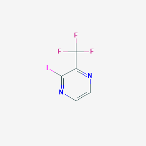 molecular formula C5H2F3IN2 B1407600 2-Iodo-3-trifluoromethyl-pyrazine CAS No. 1286744-15-7