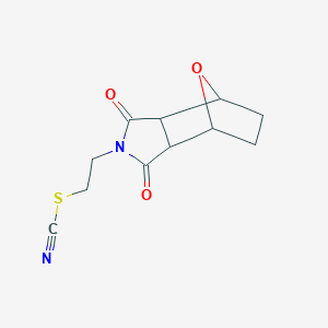 2-(2-Thiocyanatoethyl)hexahydro-1H-4,7-epoxyisoindole-1,3(2H)-dione