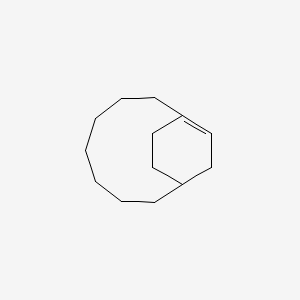 molecular formula C13H22 B14076040 Bicyclo[7.2.2]tridec-9-ene CAS No. 101999-73-9