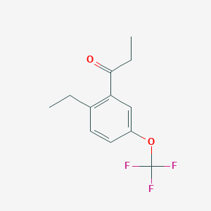 1-(2-Ethyl-5-(trifluoromethoxy)phenyl)propan-1-one