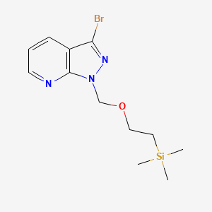 3-Bromo-1-((2-(trimethylsilyl)ethoxy)methyl)-1H-pyrazolo[3,4-b]pyridine