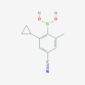 (4-Cyano-2-cyclopropyl-6-methylphenyl)boronic acid