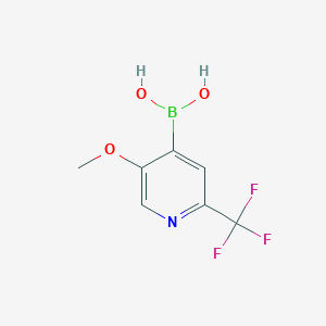 (5-Methoxy-2-(trifluoromethyl)pyridin-4-yl)boronic acid