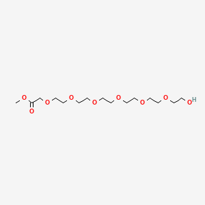 molecular formula C15H30O9 B14076277 Methyl 20-hydroxy-3,6,9,12,15,18-hexaoxaicosanoate 