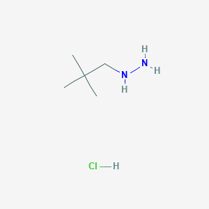 molecular formula C5H15ClN2 B1407633 Neopentylhydrazine hydrochloride CAS No. 31820-30-1