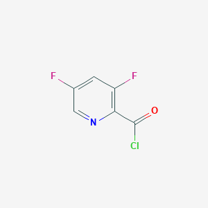 molecular formula C6H2ClF2NO B1407635 3,5-二氟吡啶-2-甲酰氯 CAS No. 1048340-35-7