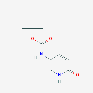 molecular formula C10H14N2O3 B1407638 叔丁基 N-(6-氧代-1,6-二氢吡啶-3-基)氨基甲酸酯 CAS No. 1394935-52-4