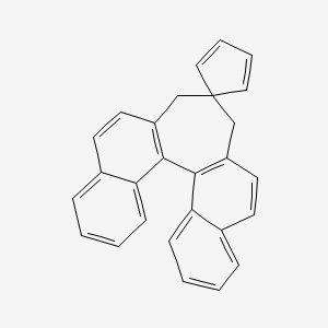 spiro[cyclopenta-1,3-diene-5,13'-pentacyclo[13.8.0.02,11.03,8.018,23]tricosa-1(15),2(11),3,5,7,9,16,18,20,22-decaene]