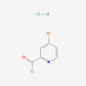 molecular formula C6H4BrCl2NO B1407643 4-Bromopyridine-2-carbonyl chloride hydrochloride CAS No. 1706438-51-8
