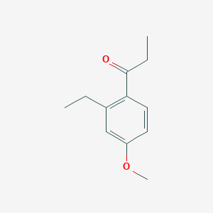 1-(2-Ethyl-4-methoxyphenyl)propan-1-one