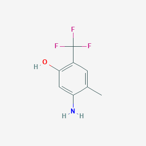 5-Amino-4-methyl-2-(trifluoromethyl)phenol