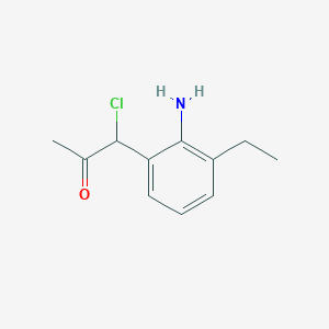 1-(2-Amino-3-ethylphenyl)-1-chloropropan-2-one