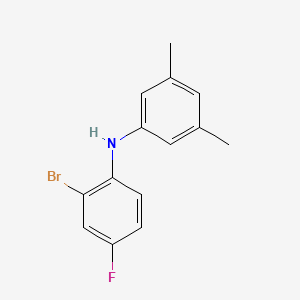 N-(2-bromo-4-fluorophenyl)-3,5-dimethylaniline