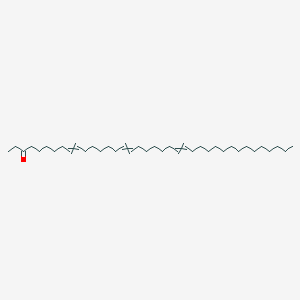 molecular formula C38H70O B14076480 9,16,23-Octatriacontatrien-3-one 