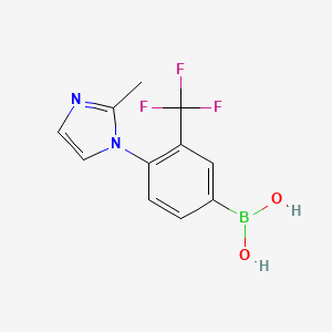 (4-(2-Methyl-1H-imidazol-1-yl)-3-(trifluoromethyl)phenyl)boronic acid