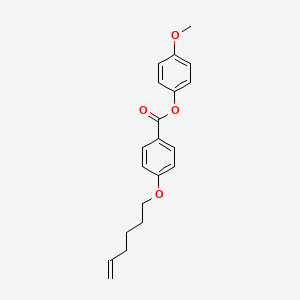 4-Methoxyphenyl 4-[(hex-5-en-1-yl)oxy]benzoate