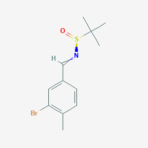 (S,E)-N-(3-bromo-4-methylbenzylidene)-2-methylpropane-2-sulfinamide