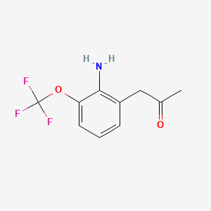 1-(2-Amino-3-(trifluoromethoxy)phenyl)propan-2-one