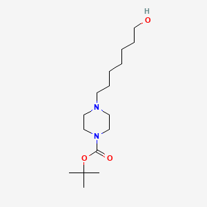 Tert-butyl 4-(7-hydroxyheptyl)piperazine-1-carboxylate