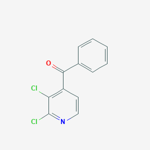 molecular formula C12H7Cl2NO B14076631 (2,3-Dichloro-4-pyridinyl)phenyl-methanone CAS No. 1353056-49-1