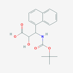 (2R,3R)-3-{[(tert-butoxy)carbonyl]amino}-2-hydroxy-3-(naphthalen-1-yl)propanoic acid