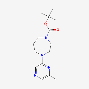 molecular formula C15H24N4O2 B1407669 tert-Butyl 4-(6-Methylpyrazin-2-yl)-1,4-diazepane-1-carboxylate CAS No. 1706437-50-4