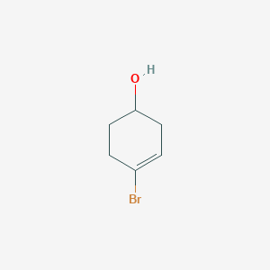 molecular formula C6H9BrO B14076710 4-Bromo-3-cyclohexen-1-ol CAS No. 1450812-67-5