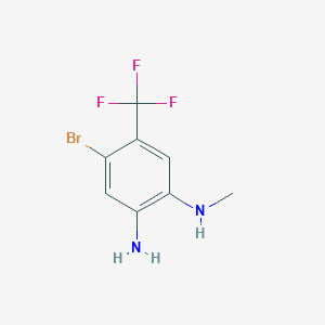 4-Bromo-N1-methyl-5-(trifluoromethyl)benzene-1,2-diamine