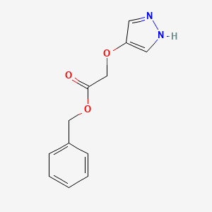 (1H-Pyrazol-4-yloxy)-acetic acid benzyl ester