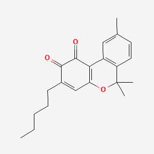 molecular formula C21H24O3 B14076811 ortho-CBNQ 