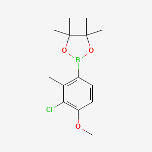 1,3,2-Dioxaborolane, 2-(3-chloro-4-methoxy-2-methylphenyl)-4,4,5,5-tetramethyl-