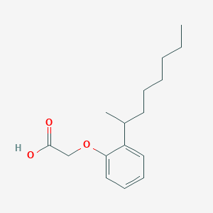 [2-(Octan-2-yl)phenoxy]acetic acid