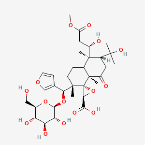 molecular formula C33H48O15 B14076822 Methyl deacetylnomilinate 17-glucoside 