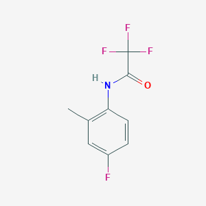 2,2,2-trifluoro-N-(4-fluoro-2-methylphenyl)acetamide