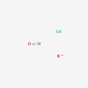 molecular formula GdKOW B14076847 Gadolinium potassium tungsten oxide CAS No. 102483-46-5