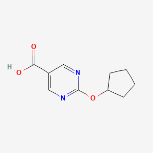 2-(Cyclopentyloxy)pyrimidine-5-carboxylic acid