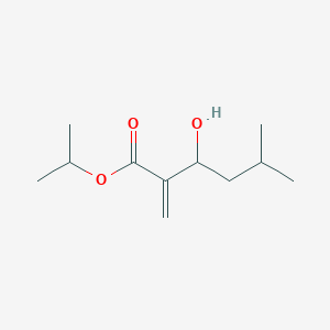 Propan-2-yl 3-hydroxy-5-methyl-2-methylidenehexanoate