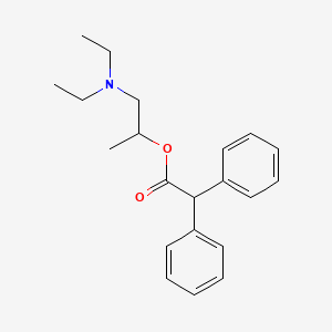 1-(Diethylamino)propan-2-yl diphenylacetate