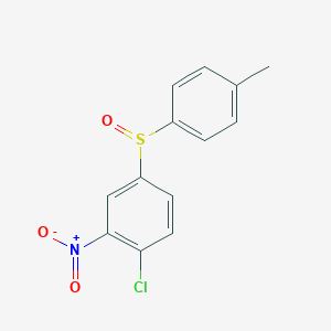 1-Chloro-4-(4-methylbenzene-1-sulfinyl)-2-nitrobenzene