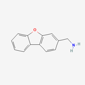 molecular formula C13H11NO B14076913 3-Dibenzofuranmethanamine CAS No. 15398-92-2